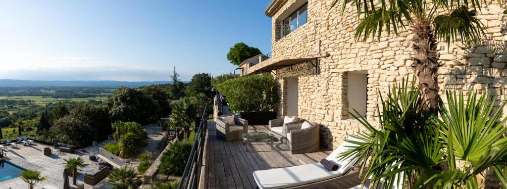Balkón nebo terasa v ubytování Hôtel La Maison de Crillon