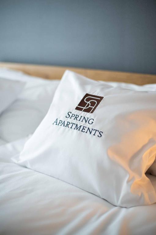 Posteľ alebo postele v izbe v ubytovaní 3D Spring Apartments Krakow