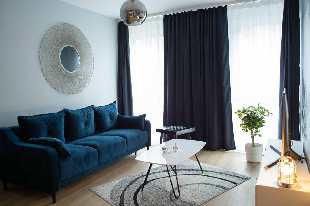 Posedenie v ubytovaní 3D Spring Apartments Krakow
