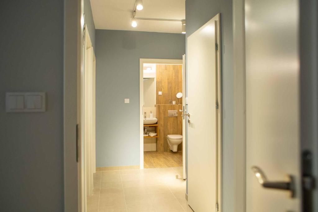 Kúpeľňa v ubytovaní 3D Spring Apartments Krakow