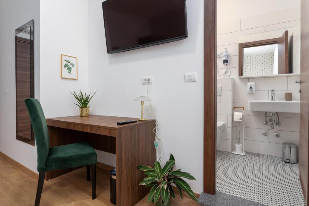Koupelna v ubytování Aurora Rooms B&B Pula