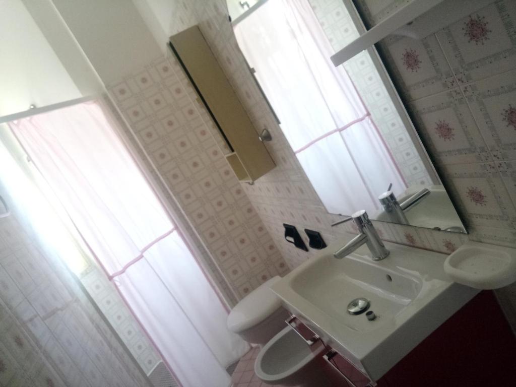 Koupelna v ubytování Hotel Welt