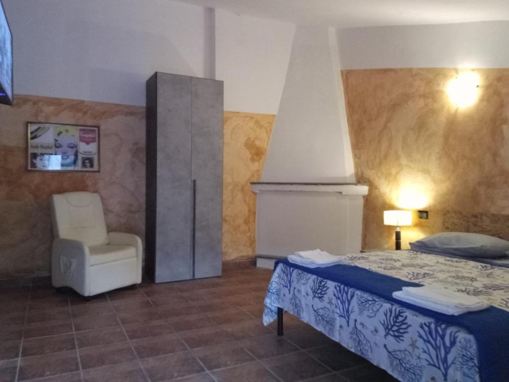 Postel nebo postele na pokoji v ubytování Al vico art