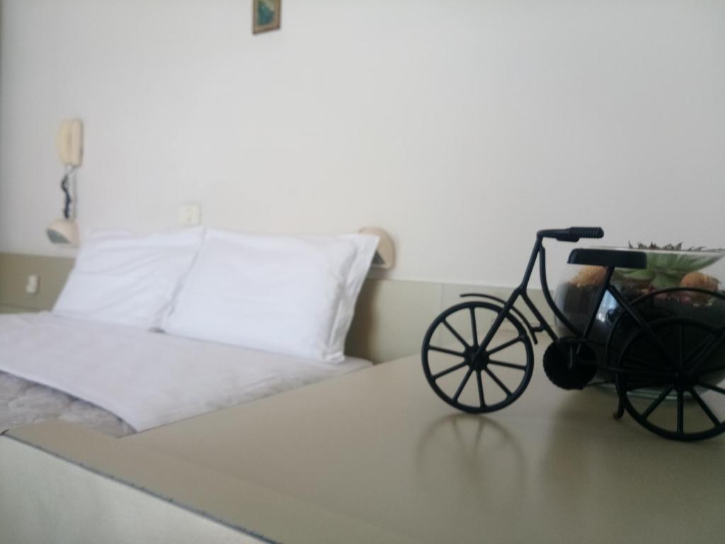 Postel nebo postele na pokoji v ubytování Hotel Welt