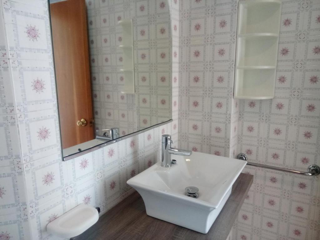 Koupelna v ubytování Hotel Welt
