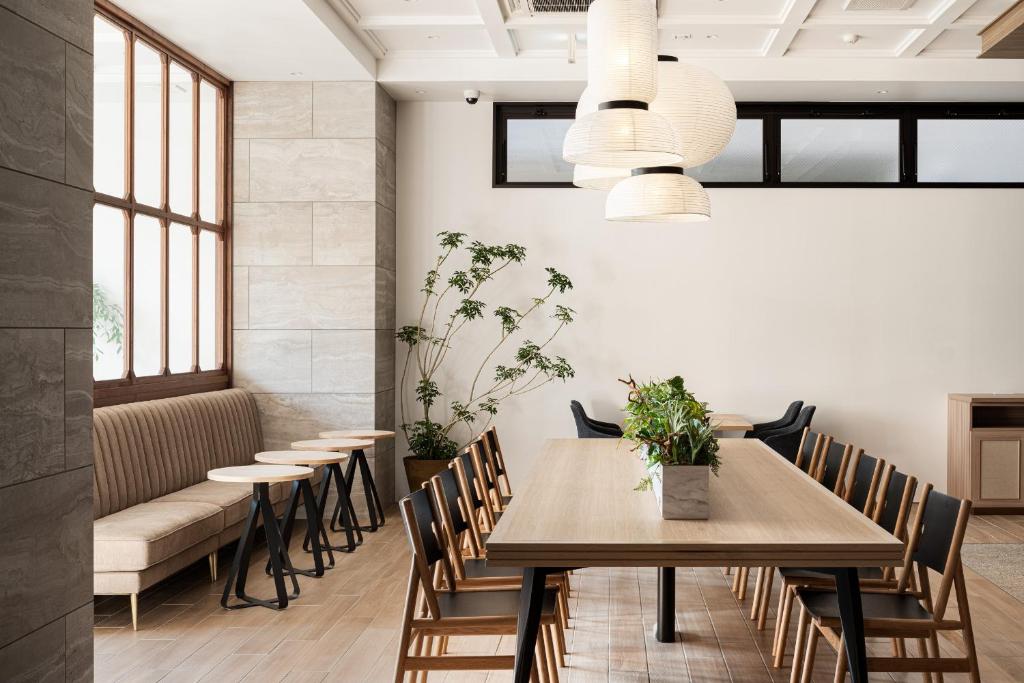 Posezení v ubytování Nest Hotel Hiroshima Ekimae