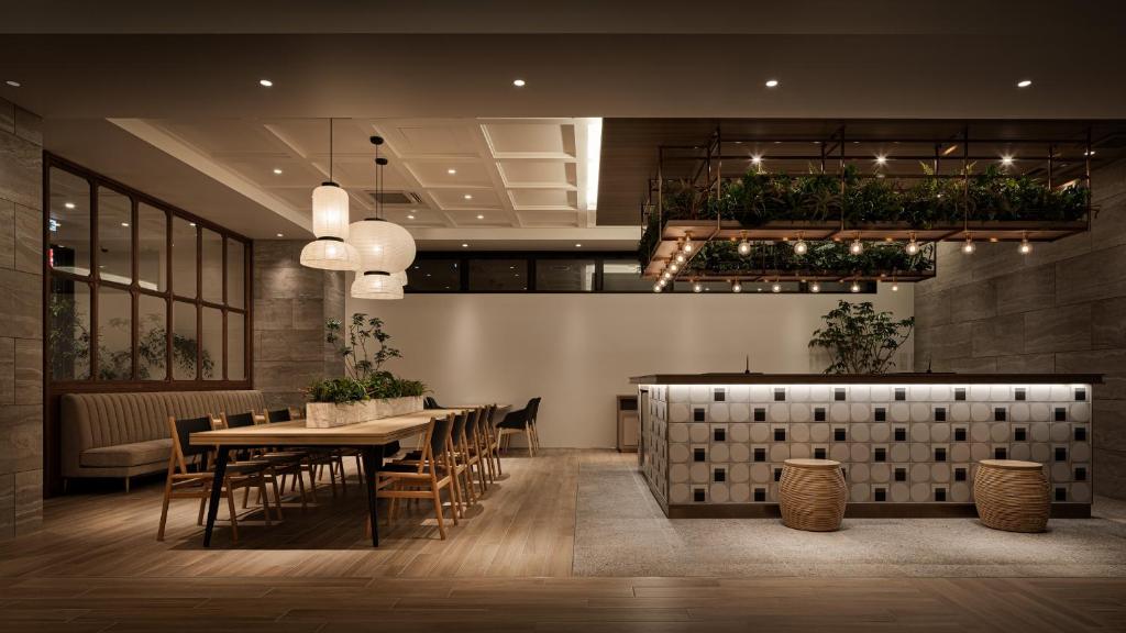 Posezení v ubytování Nest Hotel Hiroshima Ekimae