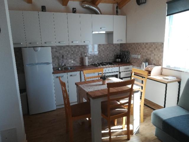 Kuchyň nebo kuchyňský kout v ubytování Apartman Sabljak-Nerezine