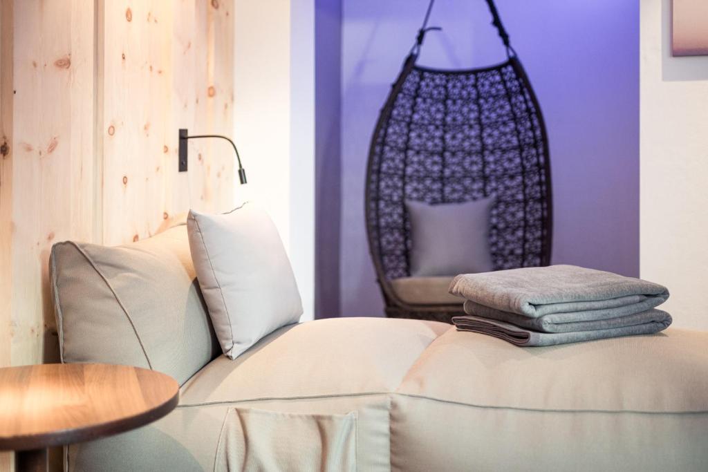 Postel nebo postele na pokoji v ubytování Hotel Berghang