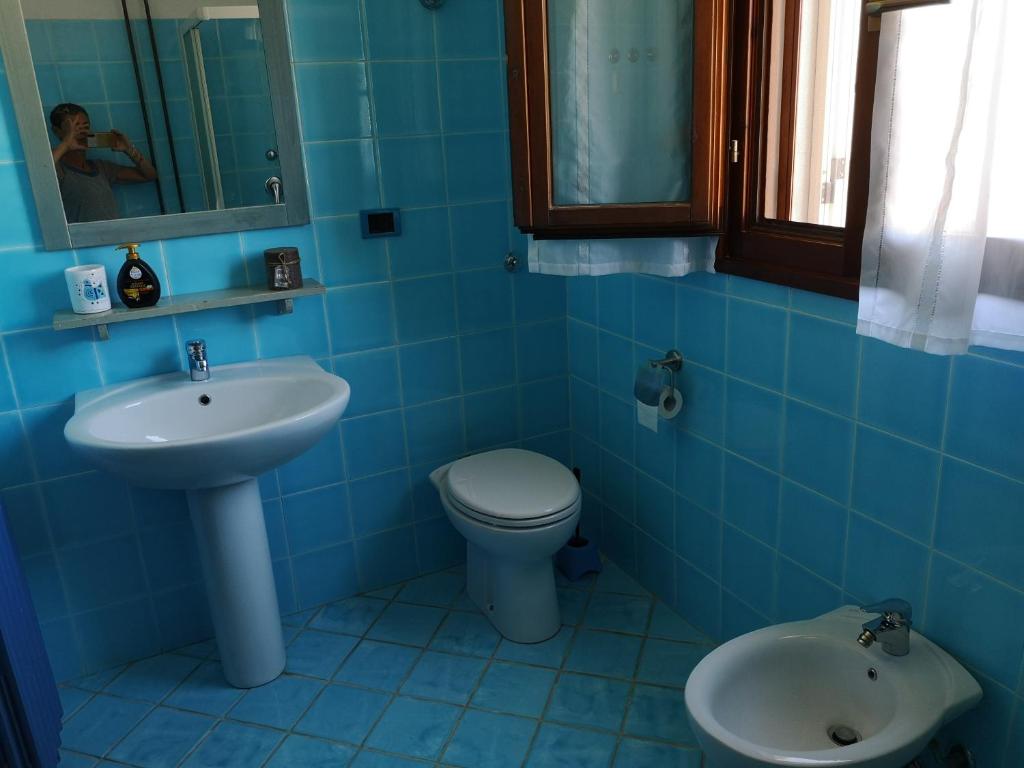 Koupelna v ubytování B&B La Terrazza