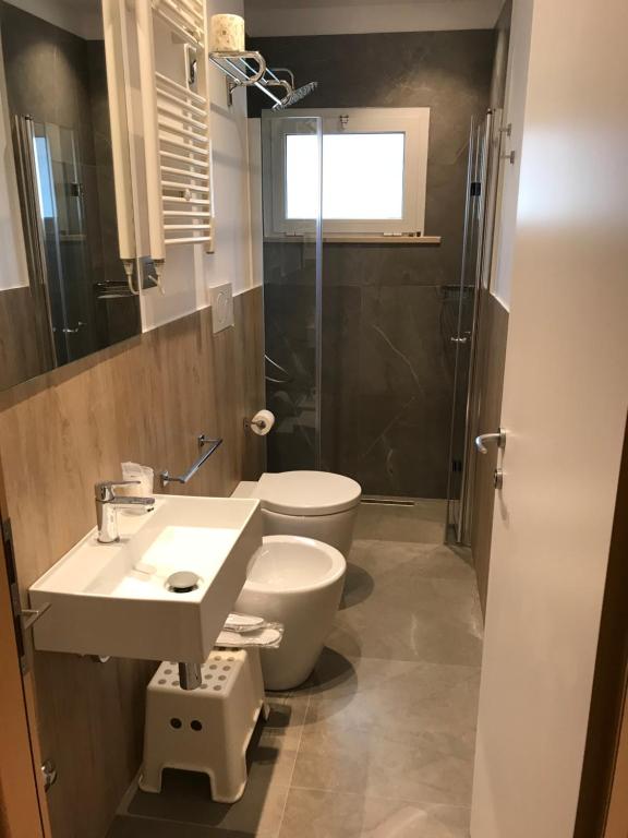 Koupelna v ubytování Hotel Ricchi