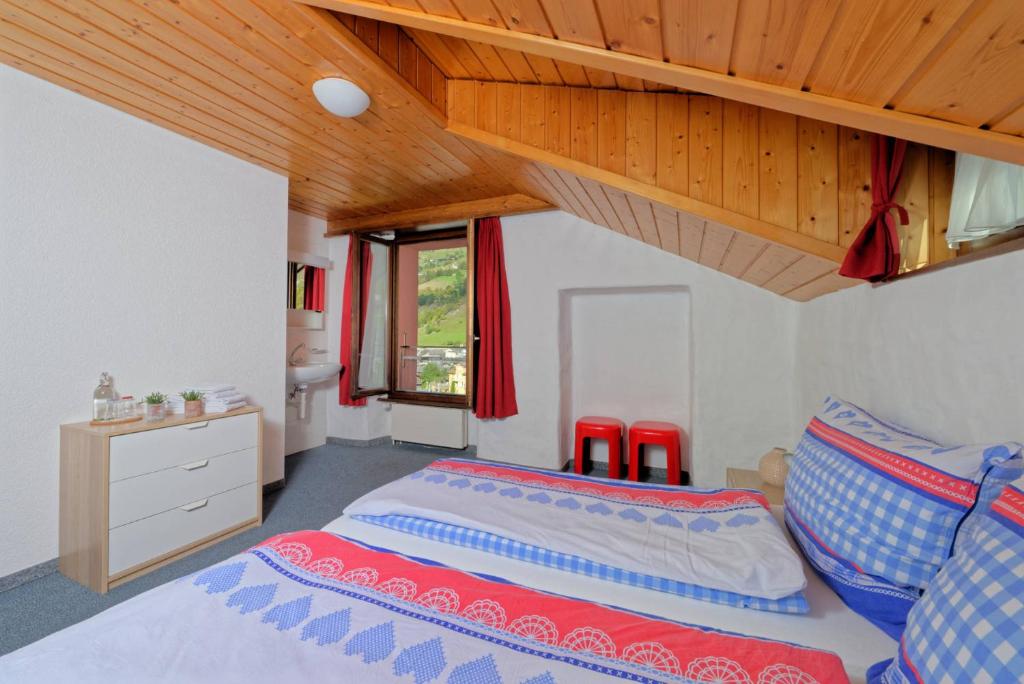 Postel nebo postele na pokoji v ubytování Hôtel Terminus