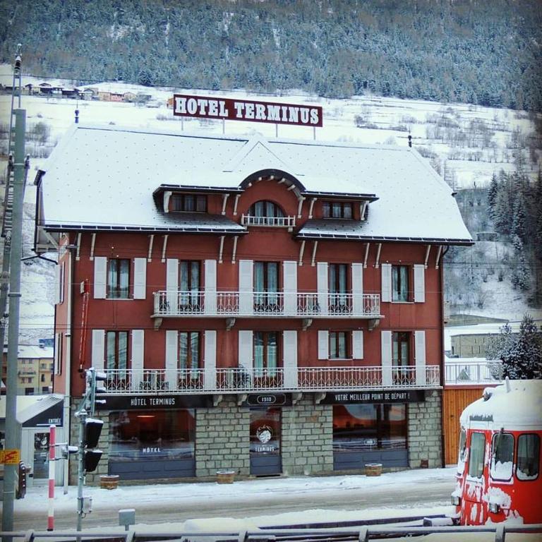 Hôtel Terminus v zimě