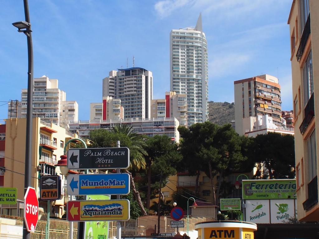 A general view of Benidorm or a view of the city taken from Az apartmant