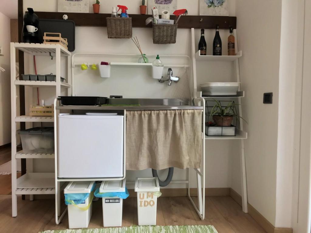 Kuchyň nebo kuchyňský kout v ubytování Green Corner Gelsomino