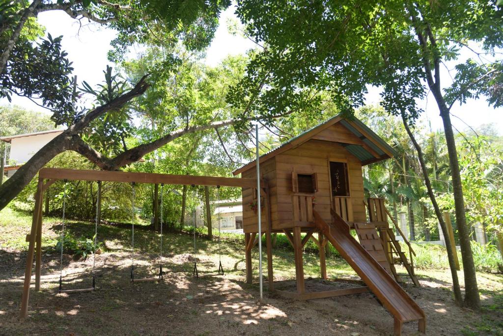 Um jardim em Pousada Sítio Olho D'Água