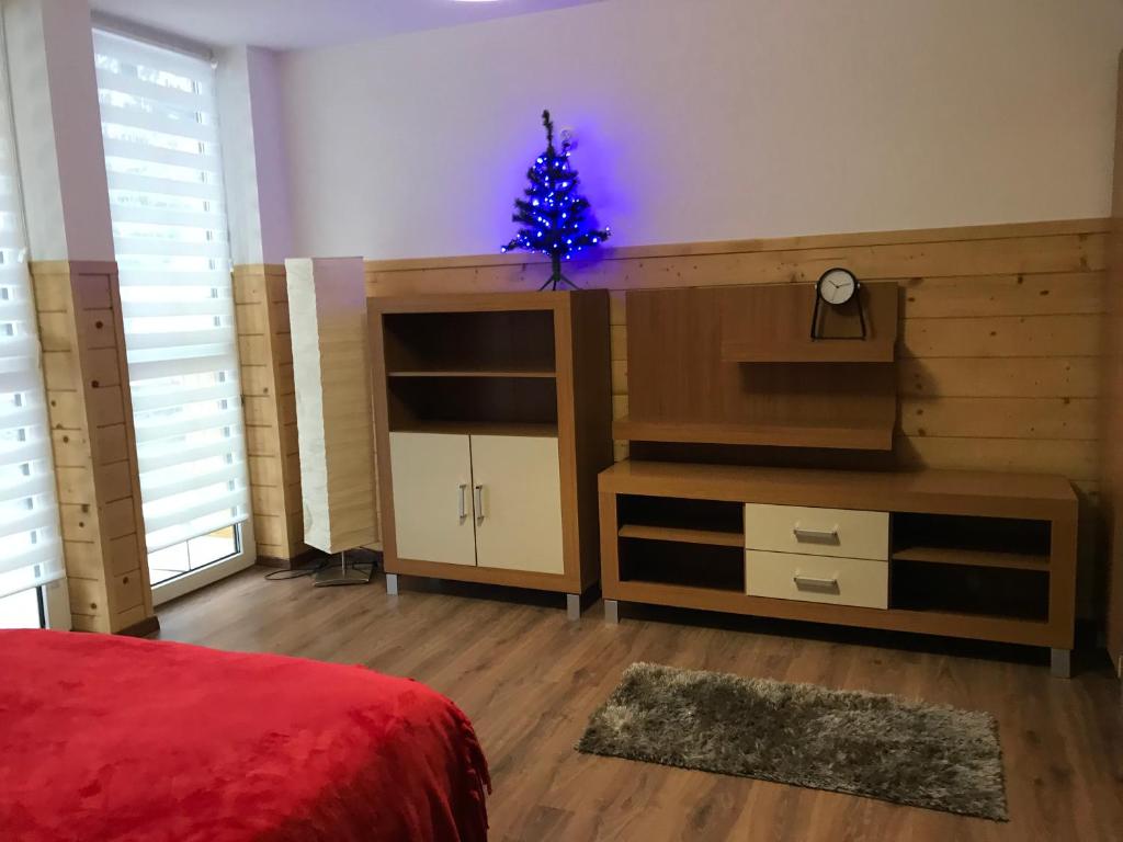 Postel nebo postele na pokoji v ubytování Domek Kozia Grapka