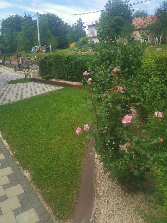 Vonkajšia záhrada v ubytovaní Apartman Nika