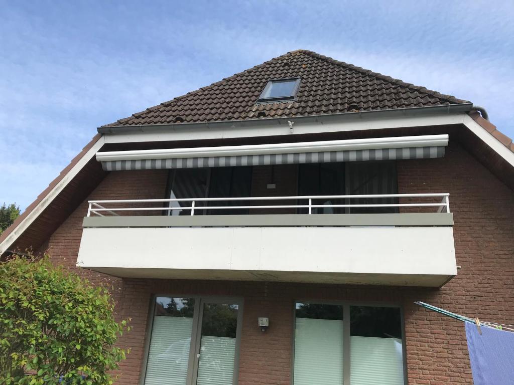 Das Gebäude in dem sich die Ferienwohnung befindet