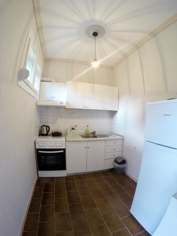 A kitchen or kitchenette at Anemos Apartment Palio