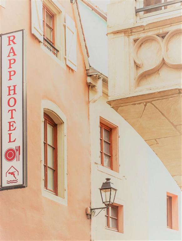 Certifikát, hodnocení, plakát nebo jiný dokument vystavený v ubytování Hôtel Le Rapp