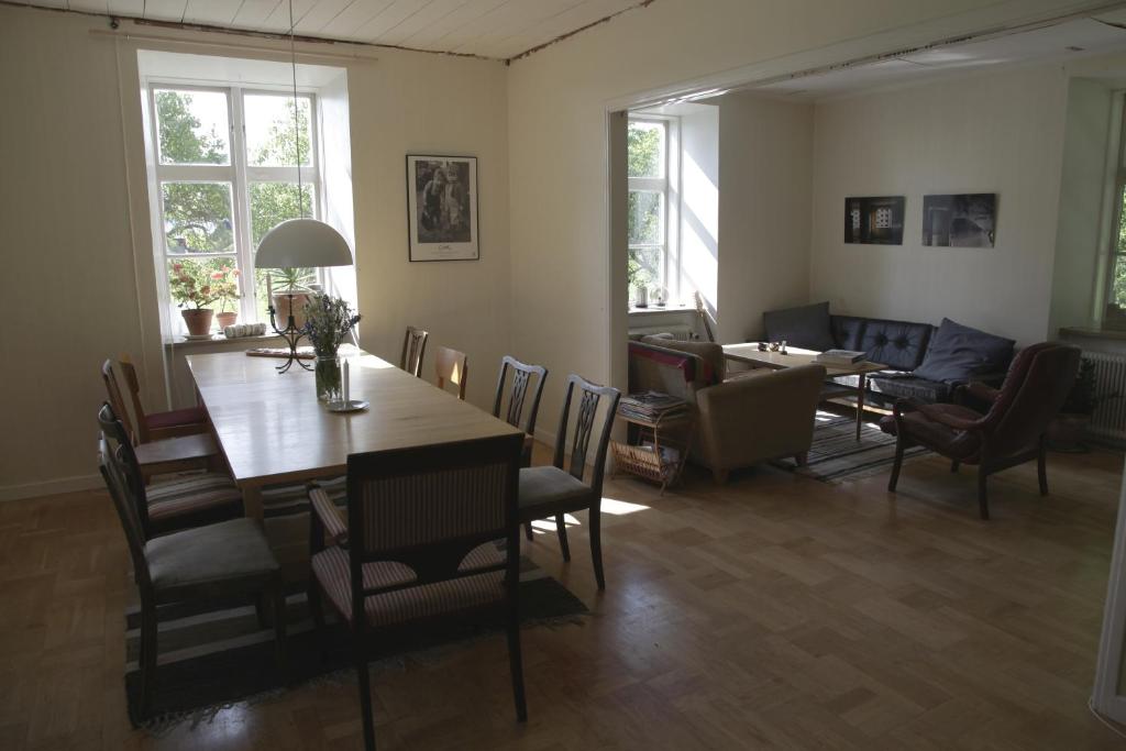 Posezení v ubytování Stora Mellings gård