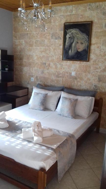 Posteľ alebo postele v izbe v ubytovaní Annas apartment