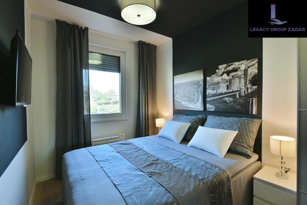 Posteľ alebo postele v izbe v ubytovaní Legacy Marine2 - Zadar, Luxury Suites