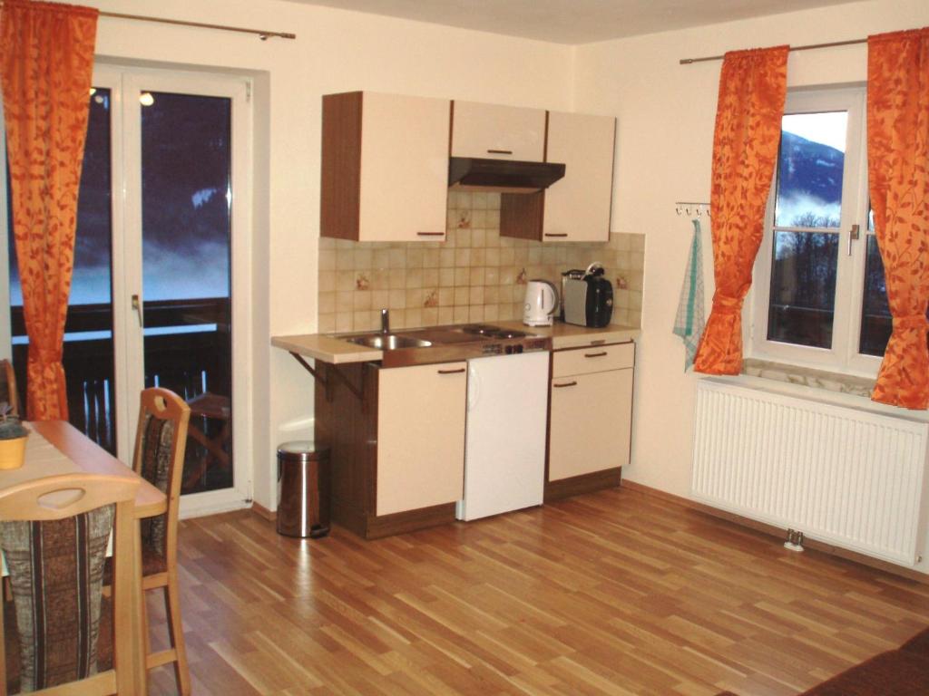 Kuchyň nebo kuchyňský kout v ubytování Tischnerhof Appartements