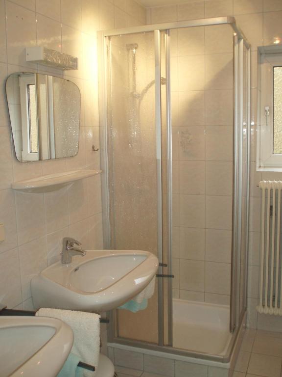 Koupelna v ubytování Tischnerhof Appartements