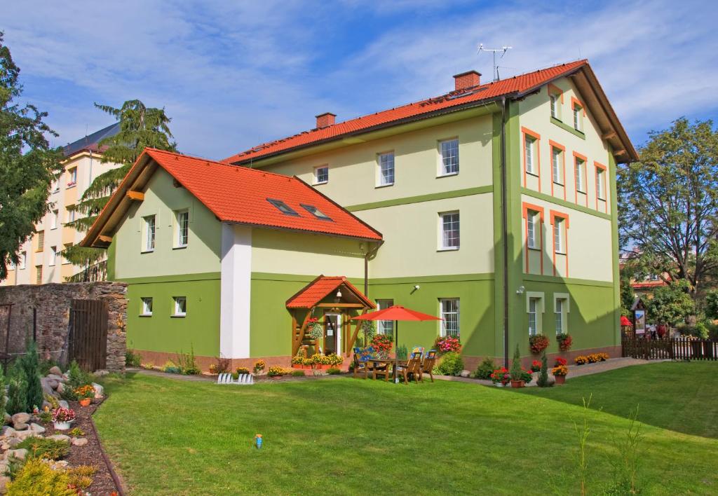Zahrada ubytování Pension Marathon