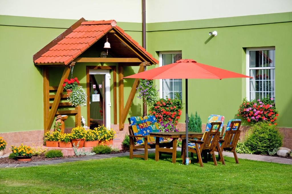 Zahrada ubytování Pension Marathon