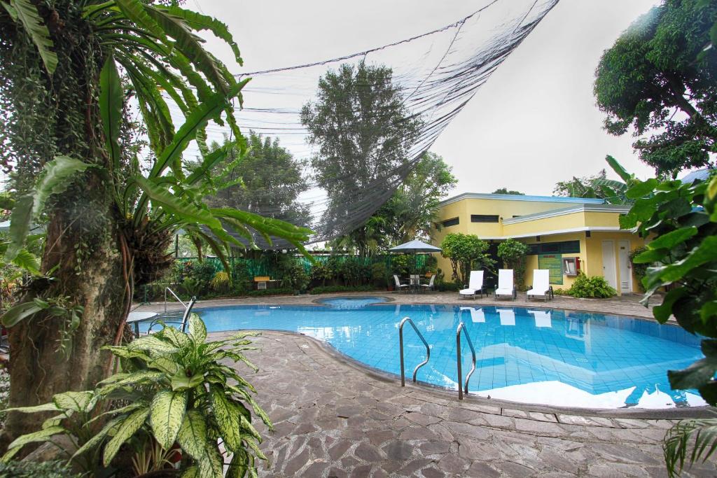 Bazén v ubytování Hotel Fleuris nebo v jeho okolí