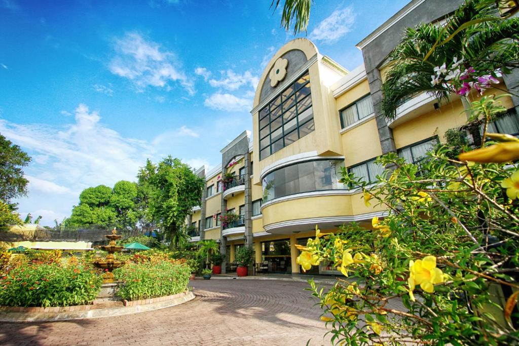 Zahrada ubytování Hotel Fleuris