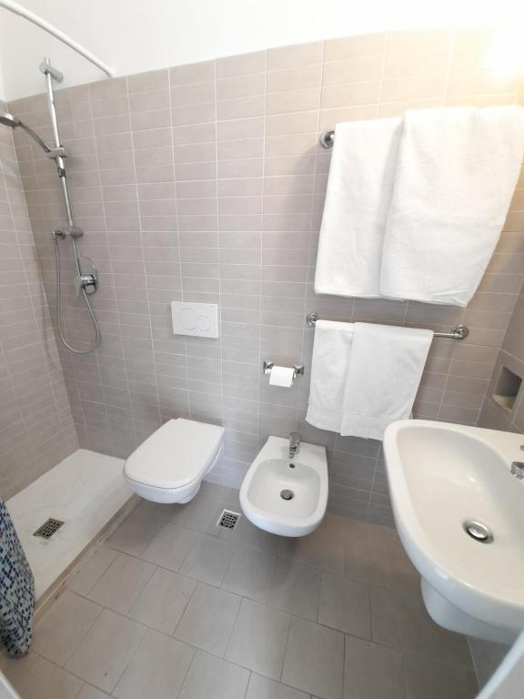 Koupelna v ubytování Hotel Bing