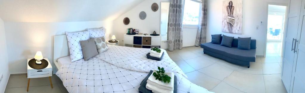 Posezení v ubytování Villa Maluma