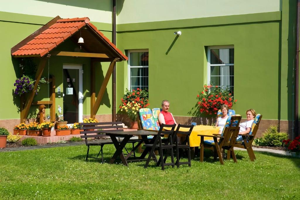 Zahrada ubytování Pension Marathon