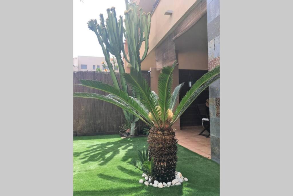 Chill out ground floor apartm +private garden+WIFI, Retamar ...