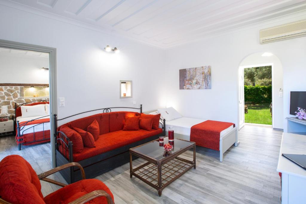 Posezení v ubytování Villa Elia Resort