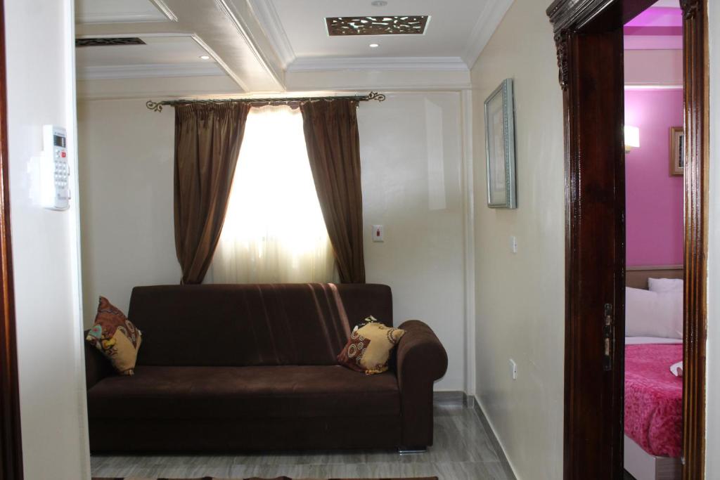 Zona d'estar a Amin Hotel