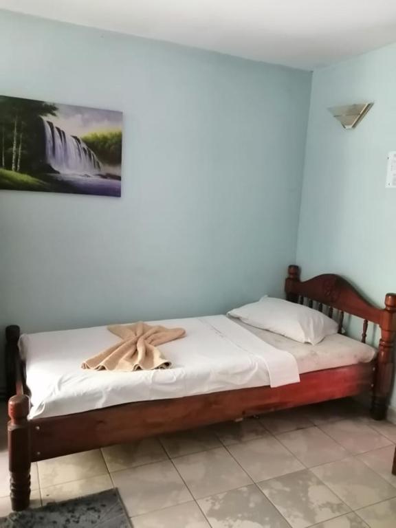 Postel nebo postele na pokoji v ubytování Hotel Restaurant Merina