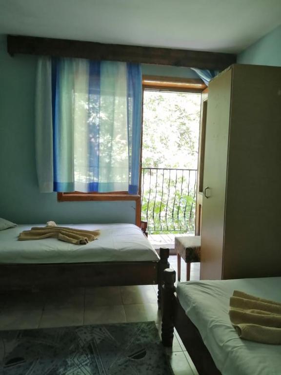 Postel nebo postele na pokoji v ubytování Hotel Restaurant Merina