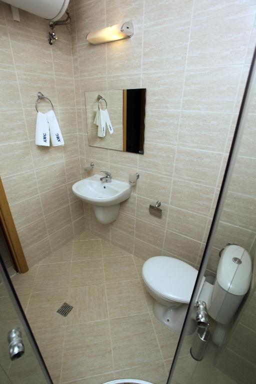 Koupelna v ubytování MESSEMBRIA RESORT