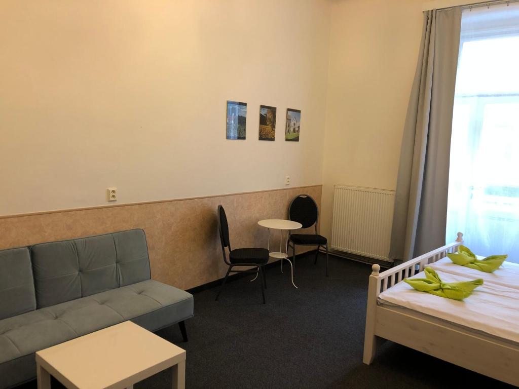 Posezení v ubytování Welcome Hostel & Apartments Praguecentre