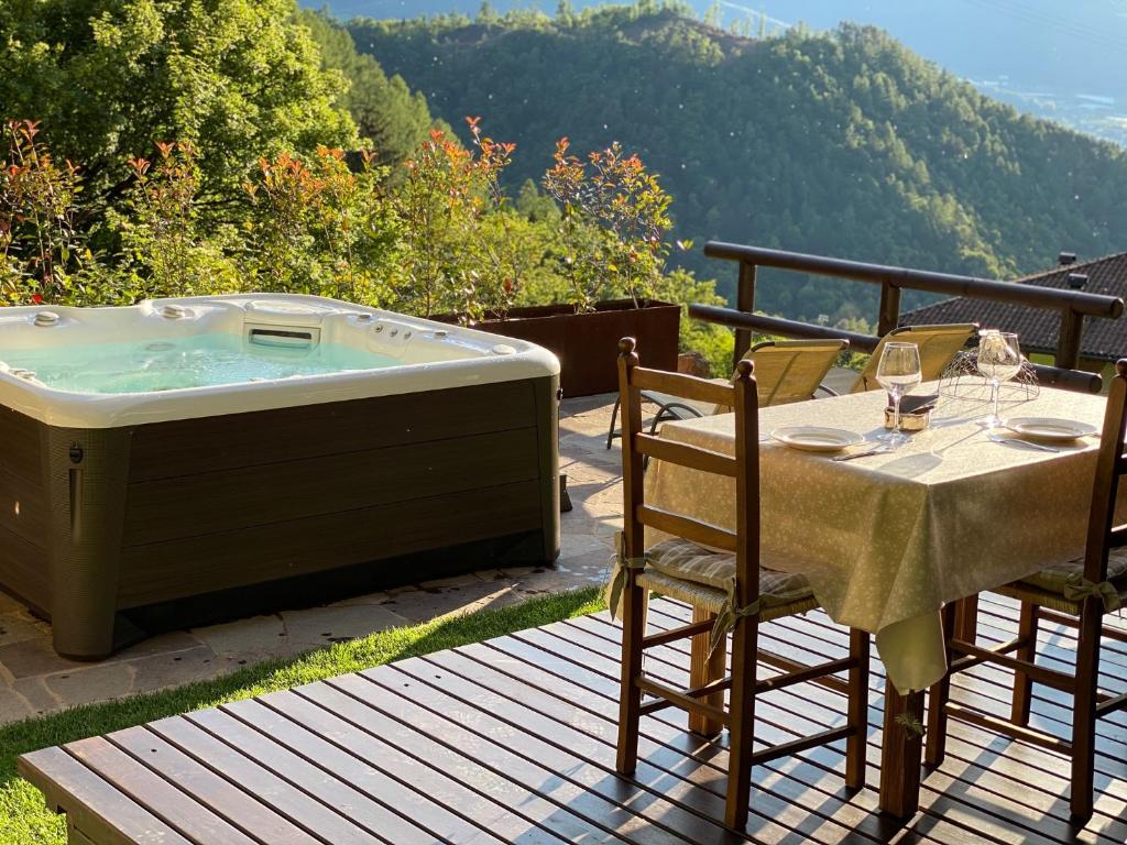 Nespecifikovaný výhled na hory nebo výhled na hory při pohledu z bed and breakfast