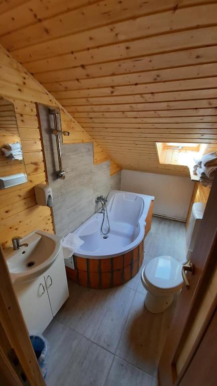 Koupelna v ubytování Casa de vacanta Two Brothers Concept