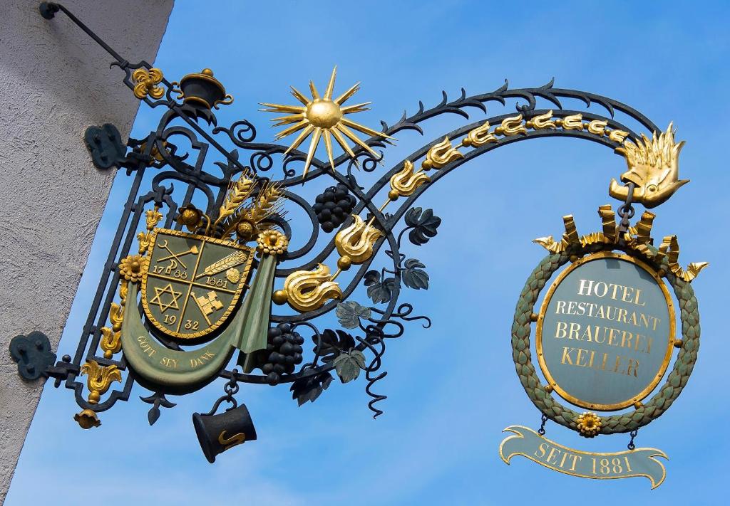 Certifikát, hodnocení, plakát nebo jiný dokument vystavený v ubytování Hotel Garni "Brauerei Keller"