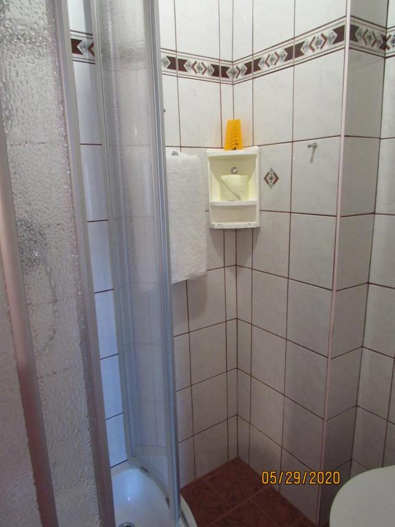 Koupelna v ubytování Villa Löcker