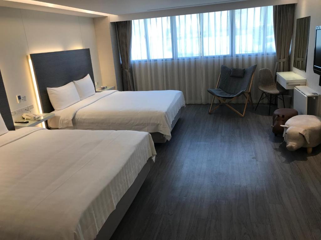 Golden Garden Hotelにあるベッド