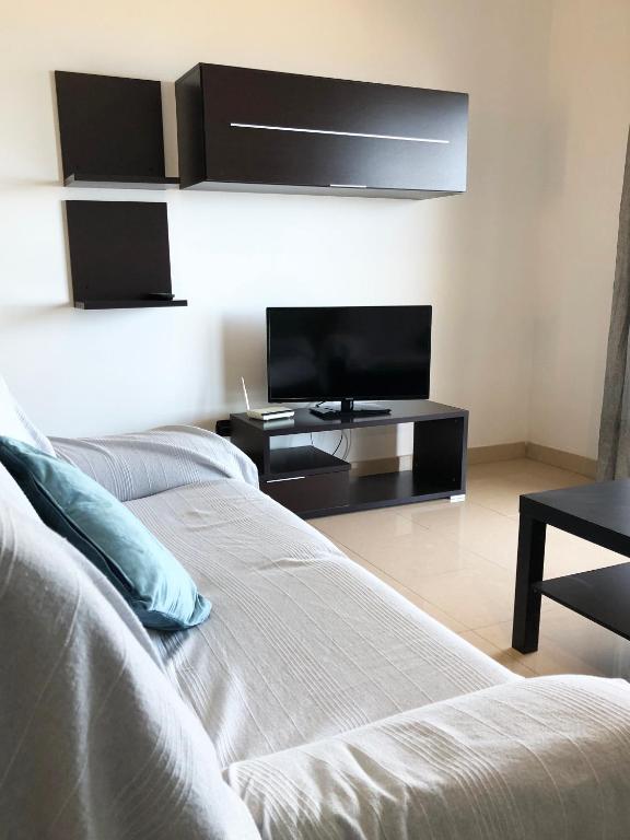 TV a/nebo společenská místnost v ubytování Cotillo Ocean View